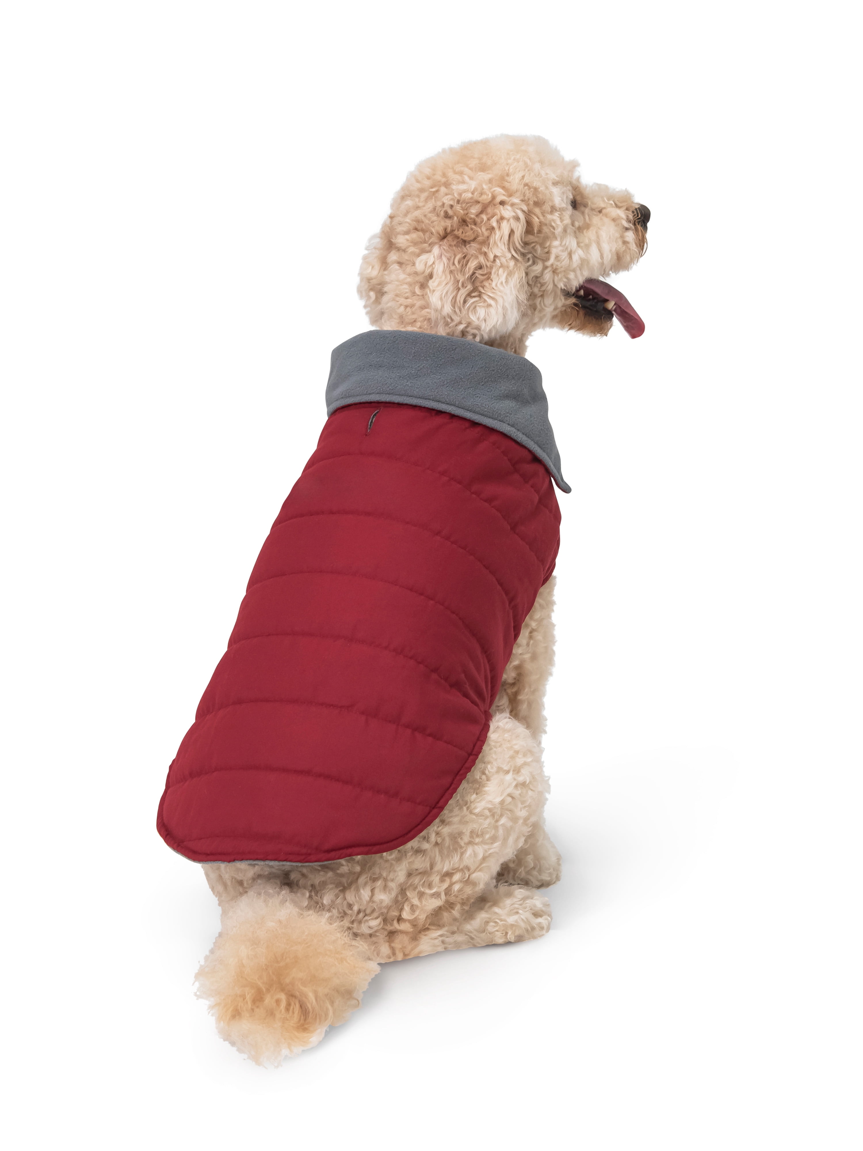 7th & Hudson Fleece Lined Puffer Vest for Dogs and Cats, Size S-XL
