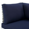 thumbnail image 4 of Modway Harmony Fabric Basket Weave Patio Corner Chair in Taupe/Navy, 4 of 6