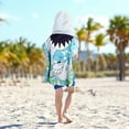 thumbnail image 6 of Hengguang Shark Hooded Towel for Kids, Hooded Beach Towel Swimming Bath Poncho Ultra Soft and Absorbent Bathrobe for Girls Boys Children Toddler 2-8 Years Old(green shark), 6 of 7