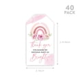 thumbnail image 5 of Koyal Wholesale Kids Party Favor Classic Thank You For Making My Birthday Party So Bright Gift Tags, Floral Rainbow Tags, 5 of 5