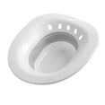 thumbnail image 1 of Baño de asiento Asiento de inodoro para baño de asiento, asiento plegable, asiento plegable para asiento de asiento, sin sentadillas, reutilizable, para inodoro, bañera de asiento, lavabo de cadera pa Tomshoo Baño de asiento, 1 of 7