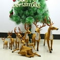 thumbnail image 6 of PAMINGONO 1Pack Deer Ornament Festive Atmosphere Family Friends Desktop Christmas Deer NonWoven Fabrics, 6 of 8