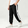 thumbnail image 2 of BLVB Toddler and Kids Boys Girls Sweatpants Joggers Active Soft Running Pants with Pockets Workout Clothes(Black,9-10 Years), 2 of 7