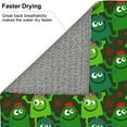 thumbnail image 6 of XMXT Microfiber Drying Mats, Green Smiling Man Print Absorbent Dish Drying Mat for Kitchen Counter, 16 x 18 inches, 6 of 9