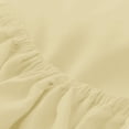 thumbnail image 5 of Luxury 4 Piece Twin XL Size 100% Egyptian Cotton 800 Thread Count Premium Hotel Quality Smooth & Soft Bedding Sheet Set Luxury Soft 24" Inch Deep Pocket - Ivory Solid, 5 of 8