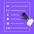 thumbnail image 2 of Tile by Life360 Pro - Powerful Bluetooth Tracker, Key Finder and Item Locator for Keys Bags, and More. Both iOS and Android Compatible. Phone Finder., 2 of 7