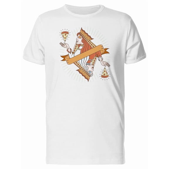 Queen Of Pizza Tee Men's -Image by Shutterstock