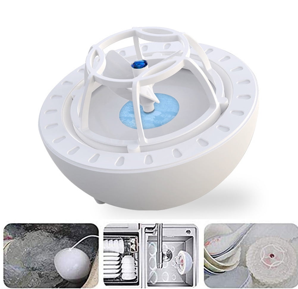 Portable Kitchen Ultrasonic Dishwasher USB Mini Dish Washing Machine Cleaner 