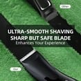 thumbnail image 4 of XIRQI Groin Hair Trimmer-Electric Manscape Trimmer For Men,Waterproof Ball Trimmer For Pubic/Body/Groin Grooming With Ceramic Blade,LED Light,Charging Base-Black, 4 of 4