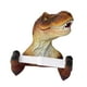 thumbnail image 4 of Portarrollos de papel higiénico con forma de dinosaurio, portarrollos de papel higiénico decorativo de resina 3D. Marrón, 4 of 9