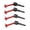 Red, variant on Yajisi 4Pcs Metal Universal Drive Shaft CVD 70mm for Tamiya TT02 1/10 RC Car Upgrade Parts High Strength Aluminum Alloy Replacement Accessories (2.8 inches / 70 mm), Red Color