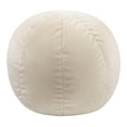 thumbnail image 1 of TOV Furniture Boba 14x14" Transitional Velvet Upholstered Pillow in Cream, 1 of 3