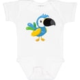 thumbnail image 3 of Inktastic Colorful Parrot, Tropical Parrot, Cute Parrot Boys or Girls Baby Bodysuit, 3 of 5