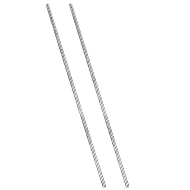 Uxcell 5/16"-18 Fully Threaded Rod, 2Pcs 12" Length 304 Stainless Steel Thread Screw