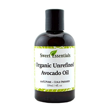 Extra Virgin Organic Avocado Oil - 100% Pure | Cold-Pressed | Unrefined - 4oz - Imported From Italy - Raw | NON-GMO | Green In (Best Avocado Oil For Hair)