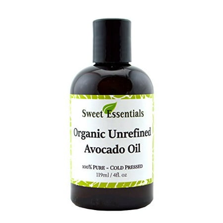 811 Avocado - Extra Virgin Organic Avocado Oil - 100% Pure | Cold-Pressed | Unrefined - 4oz - Imported From Italy - Raw | NON-GMO | Green In Color