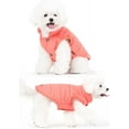 thumbnail image 3 of Rosa tamaño S en abrigos de invierno para perros ropa chaqueta para perros abrigo cálido forrado de invierno Bulldog francés Pug ropa para perros chaleco, 3 of 4