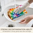 thumbnail image 7 of 6 Pcs Funny Kitchen Towels,Colorful Rainbow Tie Dye Spiral Pattern Microfiber Dish Towels,Kitchen Tea Towels,Kitchen Towel Set (18" X 26"), 7 of 7