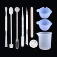 thumbnail image 1 of Resin 39PCS DIY Silicone Resin Measuring Cups Tool Kit 100ml Measure Cups  Finger Cots for Epoxy Resin Mixing Molds Jewelry Making for Adults Beginner, 1 of 7