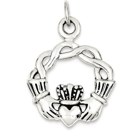 - 925 Sterling Silver Irish Claddagh Celtic Knot Pendant Charm Necklace Fine Jewelry Ideal Gifts For Women Gift Set From Heart