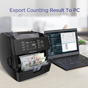NUCOUN VC-3 Business Grade Bill Cash Counter Machine, Black