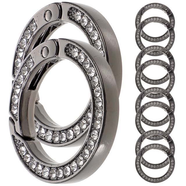 10Pcs Connection Buckles Bag Rings Alloy Ring Buckle Metal Buckles for Purse Crafting Buckles