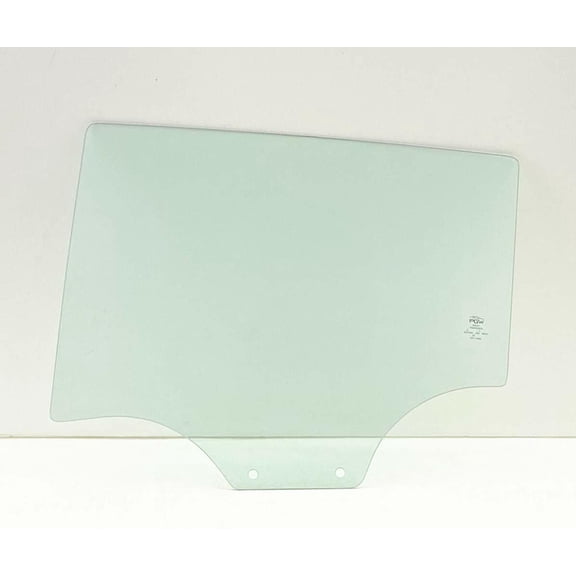 Driver Left Side Rear Door Window Door Glass Compatible with Chevrolet Spark 2013-2015 Models