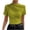 Green, variant on Staron Summer Tops for Women Casual Short Sleeve Round Neck Pullover Blouse Solid Color Fashion Basic Loose Comfy Shirt, Black XXL