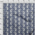 thumbnail image 3 of oneOone Cotton Poplin Medium Blue Fabric Block Sewing Material Print Fabric By The Yard 56 Inch Wide-T7, 3 of 5