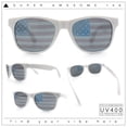 thumbnail image 2 of American Flag Print Classic Horn Rim Hipster Sunglasses White, 2 of 7
