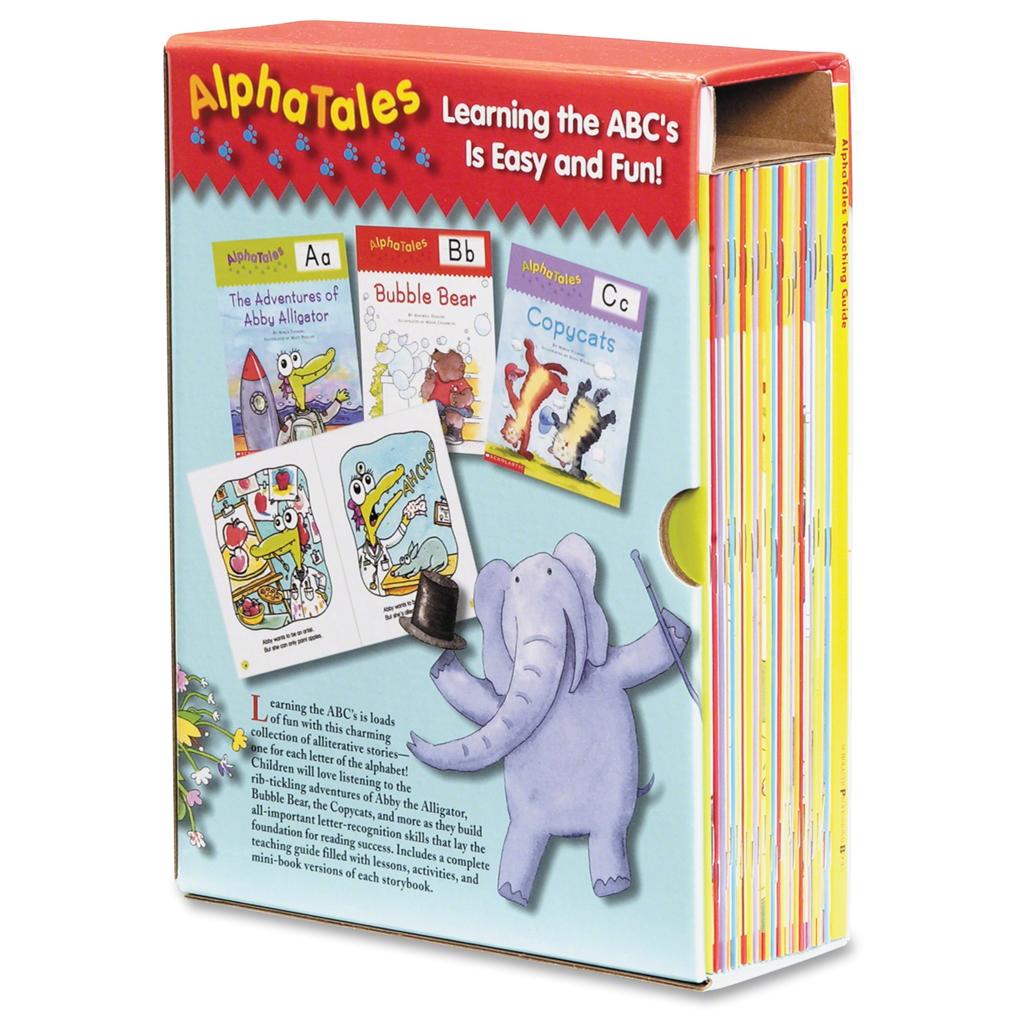 Book　AlphaTales　Scholastic　Set　Res.　Pre-K　Printed　Book