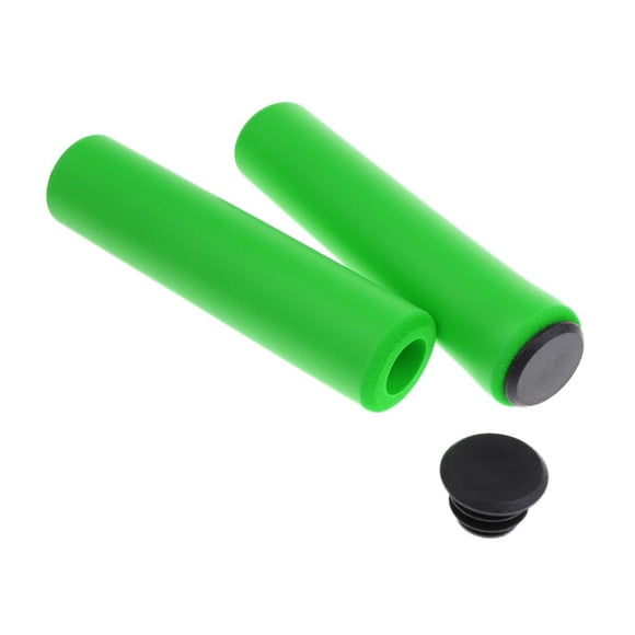 Empuñaduras de Manillar de Bicicleta Macarena Silicona Verde