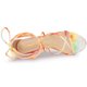 thumbnail image 4 of Sandalias de tacón Allegra K con cordones y tiras efecto Tie Dye Naranja 40, 4 of 6