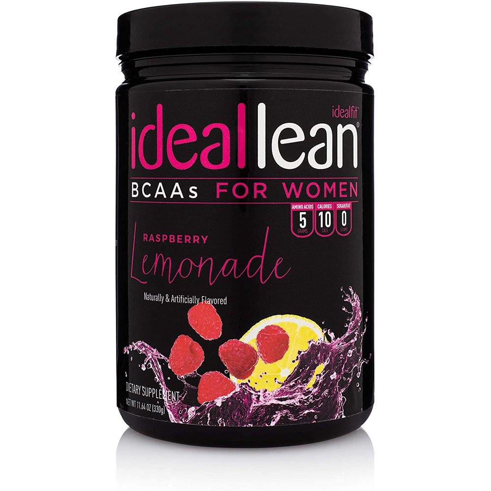 IdealLean BCAA For Women Amino Acids for Women Raspberry Lemonade 11.64 oz