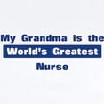 thumbnail image 2 of CafePress - Grandma Is Greatest Nurse Infant Bodysuit - Baby Light Bodysuit, Size Newborn - 24 Months, 2 of 4