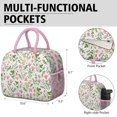 thumbnail image 6 of Womens Pioneer Flower Floral Print Pattern Lunch Box for Work,Insulated Lunch Bag for Women,Loncheras Para Mujer,Leakproof Adult Lunch Bag for Work,Beach,Travel,Picnic,Camping, 6 of 7