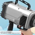 thumbnail image 3 of Bubble Blower Machine, Handheld Bubble Machine 64 Holes 4 Lights  for Wedding Party for Over 3 Years Old Black, 3 of 8