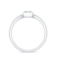 thumbnail image 2 of Rosec Jewels Lab Grown Diamond Bezel Setting Engagement Ring, EF-VS Quality, 925 Sterling Silver, US 4.00, 2 of 8