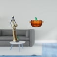 thumbnail image 2 of Figura de escritorio,Figuritas africanas,artesanías,artículos de escritorio coleccionables,Plato de dulces,Plato de dulces de vidrio con tapa Tarro de dulces decorativo,Para el buffet de, 2 of 8