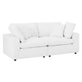 thumbnail image 3 of Modway Commix Down Filled Overstuffed Vegan Leather Loveseat in White, 3 of 8
