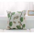 thumbnail image 1 of Housse de Coussin à Feuilles, 1 of 1