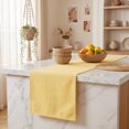 thumbnail image 3 of Washable Polyester Kitchen Runner for Dining Table Decoration Yellow 13" x 60.2", 3 of 6
