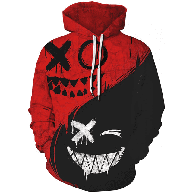 Nueva sudadera con capucha para hombres realista Impresión 3D sudadera suéter neutro blusa suéter casual