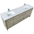 thumbnail image 5 of Lexora Home Lafarre 80" Double Quartz Top Bathroom Vanity with Rose Gold Faucet, 5 of 13