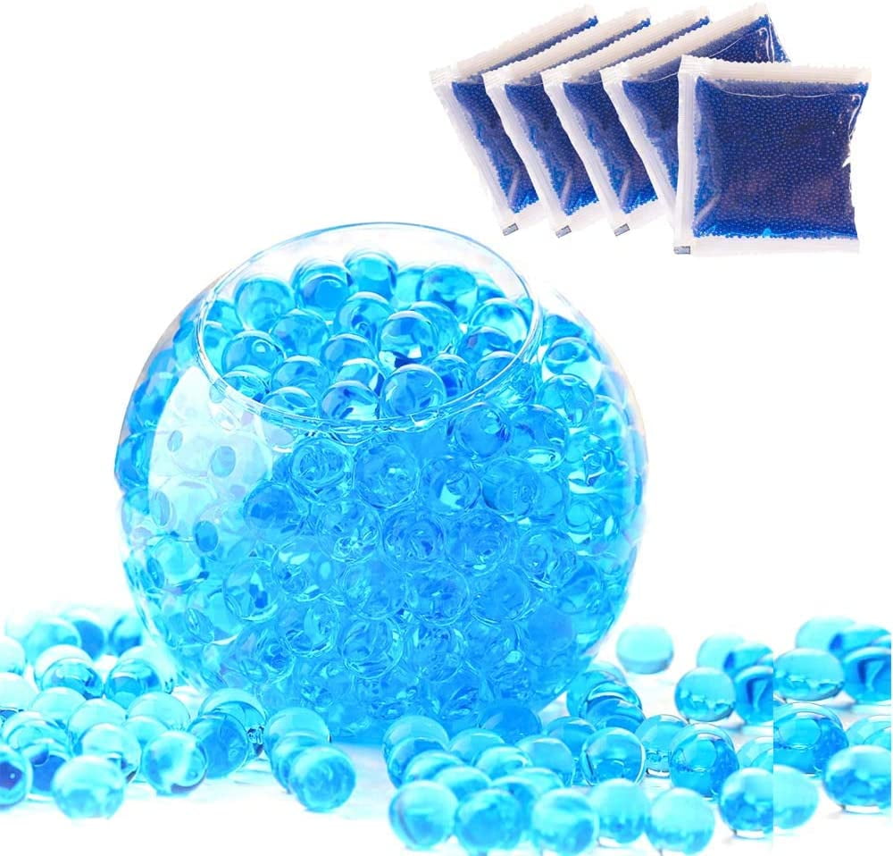 J&J Pack 10000 Pieces 45-50 Gram Colors Mixed Water Beads Water Beads Crystal Gel Terreno Gelatin Beads for Decoration Wedding Christmas Garden Kitchen Green 
