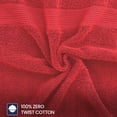thumbnail image 4 of Linteum Textile Supply Red Hand Towels for Bathroom 16x27 Inches 100% Cotton Zero Twist Hand Towel Set Quick Dry Highly Absorbent Spa Towels Bulk for Salon, Home, Hotel, Gym [Pack of 12], 4 of 7