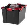 thumbnail image 4 of IRIS Bac de Rangement en Plastique 74 Pintes WeatherPro™ avec Couvercle Durable et Boucles de Verrouillage Sécurisées, Lot de 4, 4 of 7