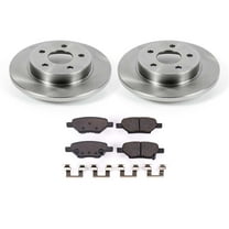 Ultimate Brakes Rear Ceramic Brake Pad and Rotor Kit with Hardware WM80041