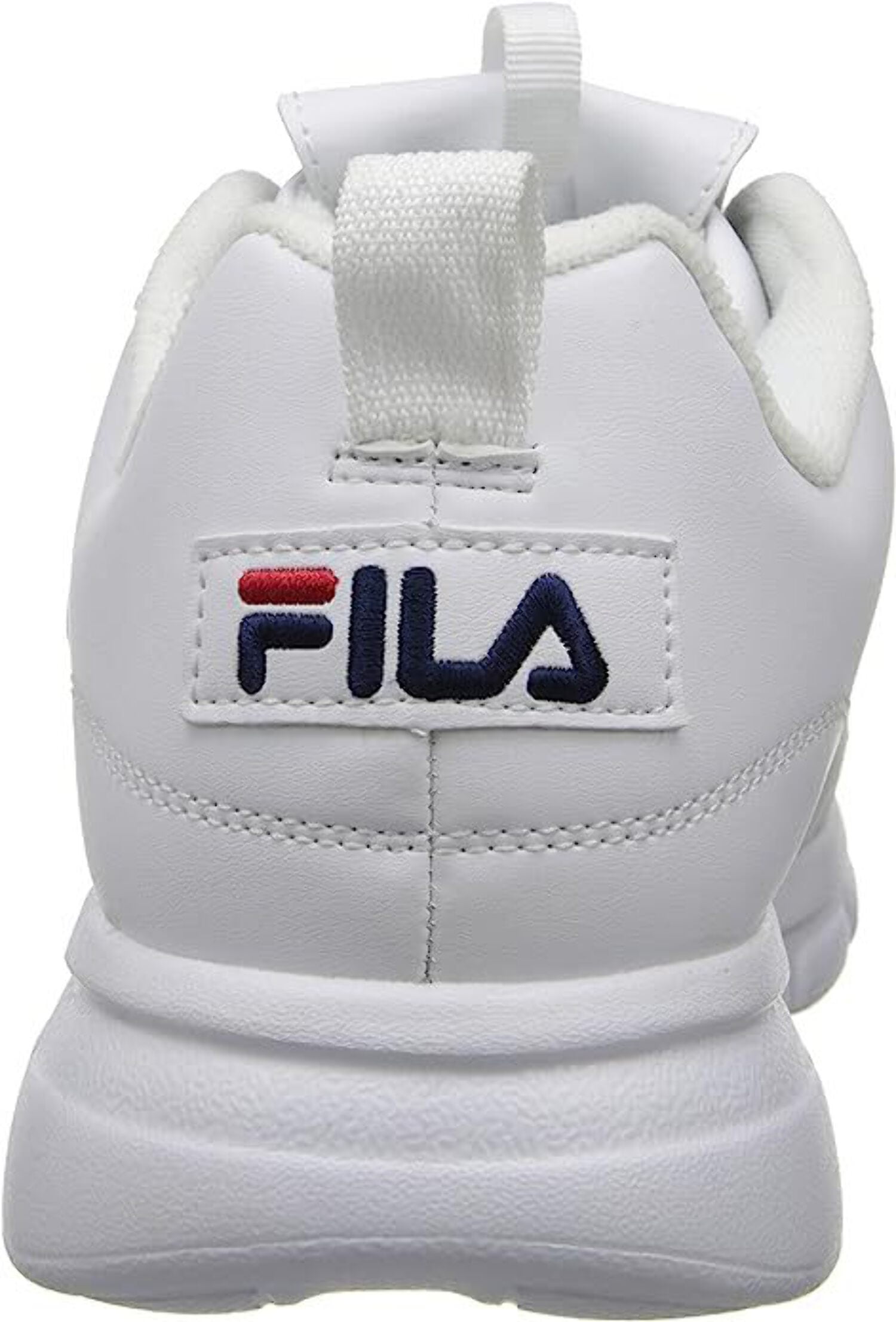 White rubber cheap shoes fila