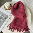 thumbnail image 4 of Women New Scarf Autumn Winter Pure Color Scarve Femme Knitted Fashion Shawl Unisex For Women, 4 of 5